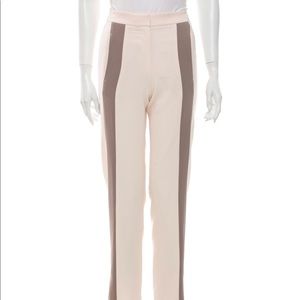 Babaton Striped Straight Leg cream/tan Pants